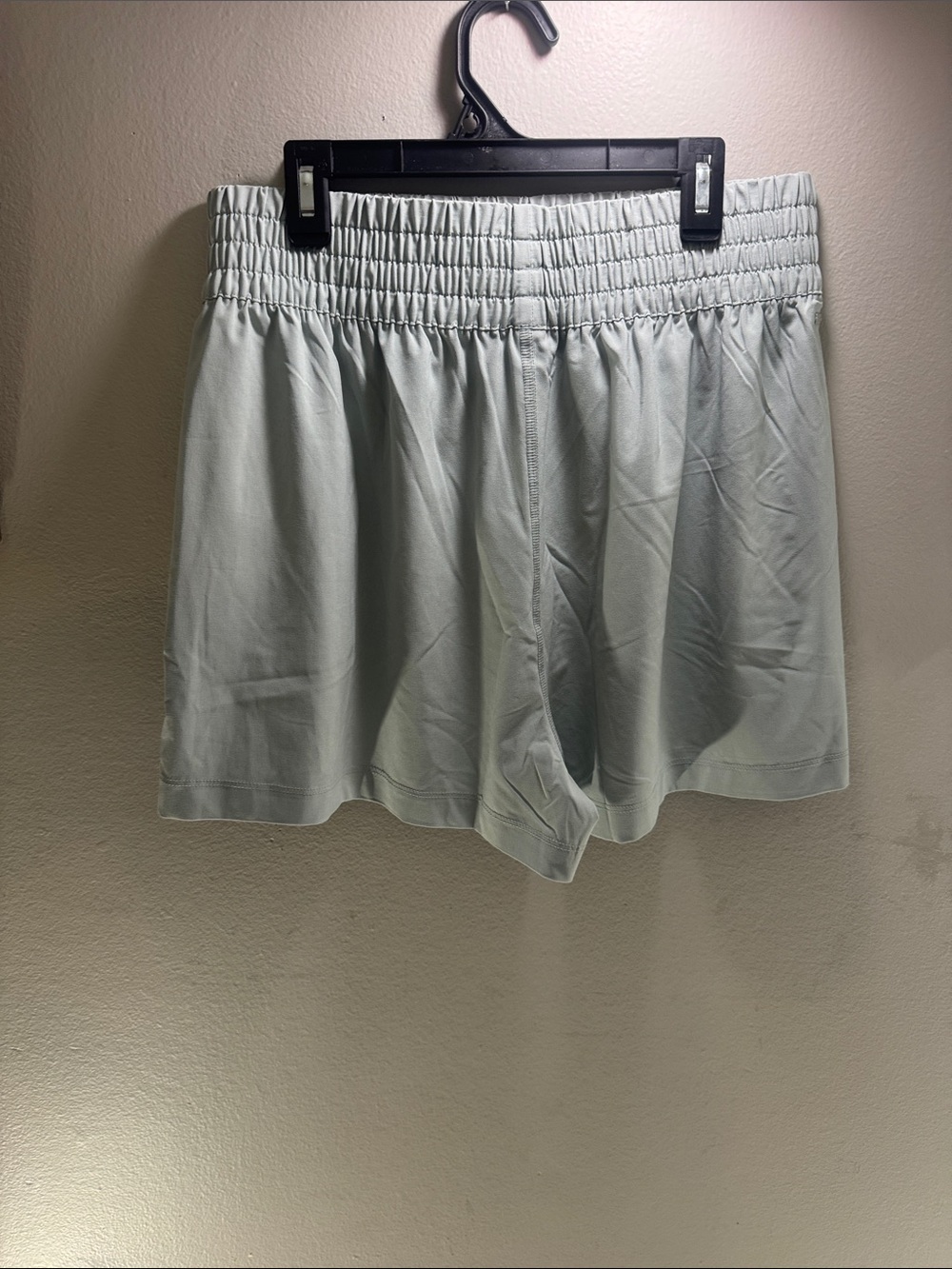 Vuori Women's Light Sage Athletic Shorts with Elastic Waist - Picture 7 of 8